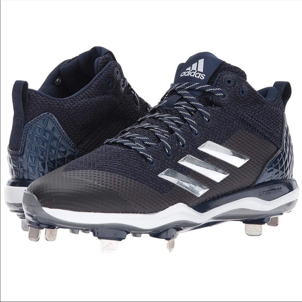 Adidas Men’s Navy Baseball Cleats
